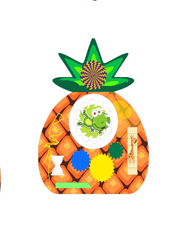 Бизибор Ананас, серия Фрукты фото 1