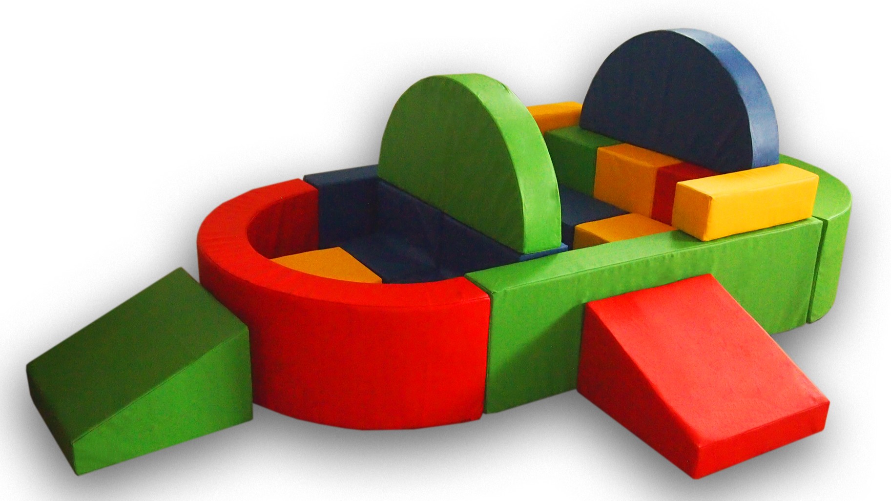 Мягкий напольный конструктор Самолет, 19 эл. фото 1