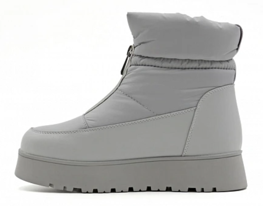 Обувь ортопедическая сложная на утепленной подкладке дутики  женские цв.серый 88002-Т-904 фото 4