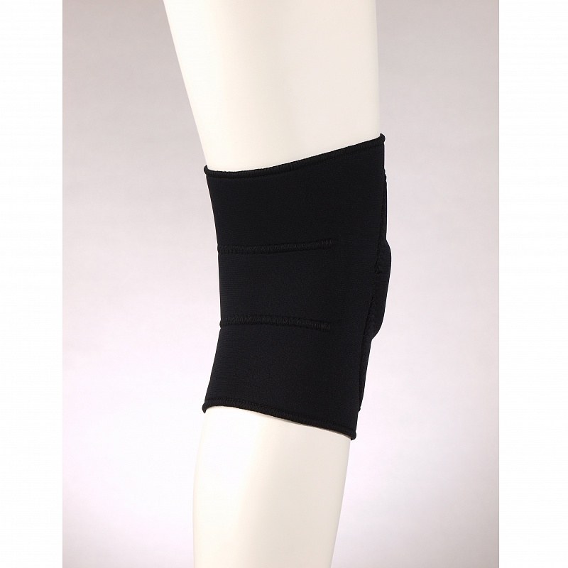 Фиксатор коленного сустава неопреновый с кольцевидной вставкой Fosta F1259, черный фото 5