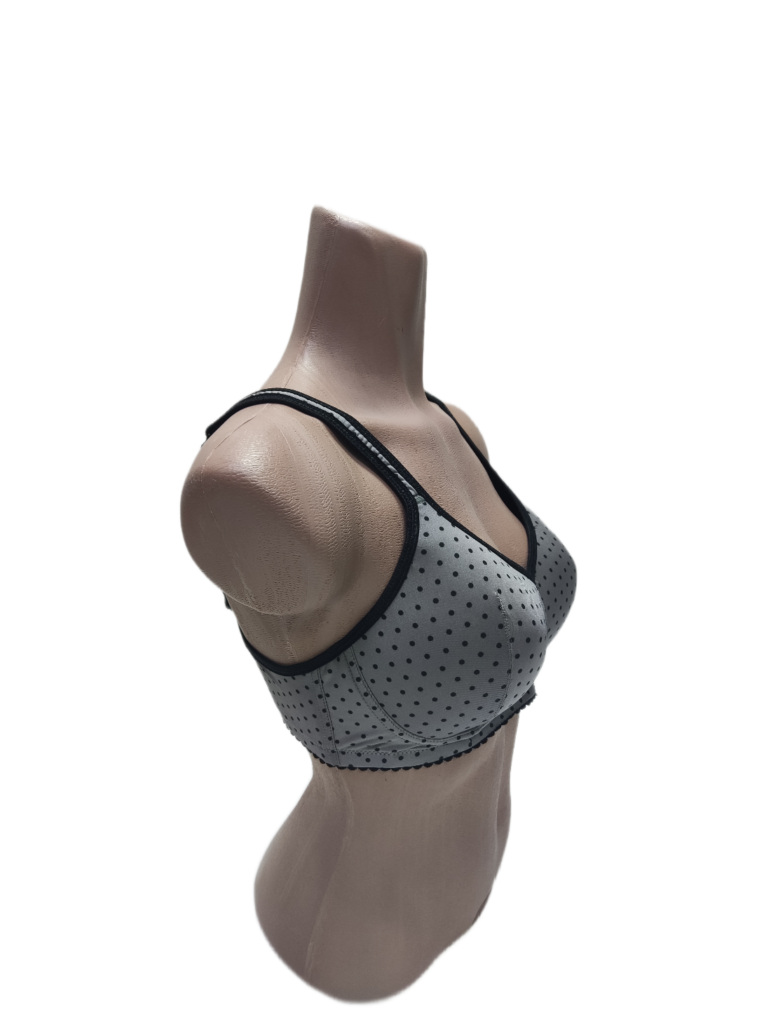 Бюстгальтер после мастэктомии Горохи на сером ЛФ0907-1 П83 фото 3