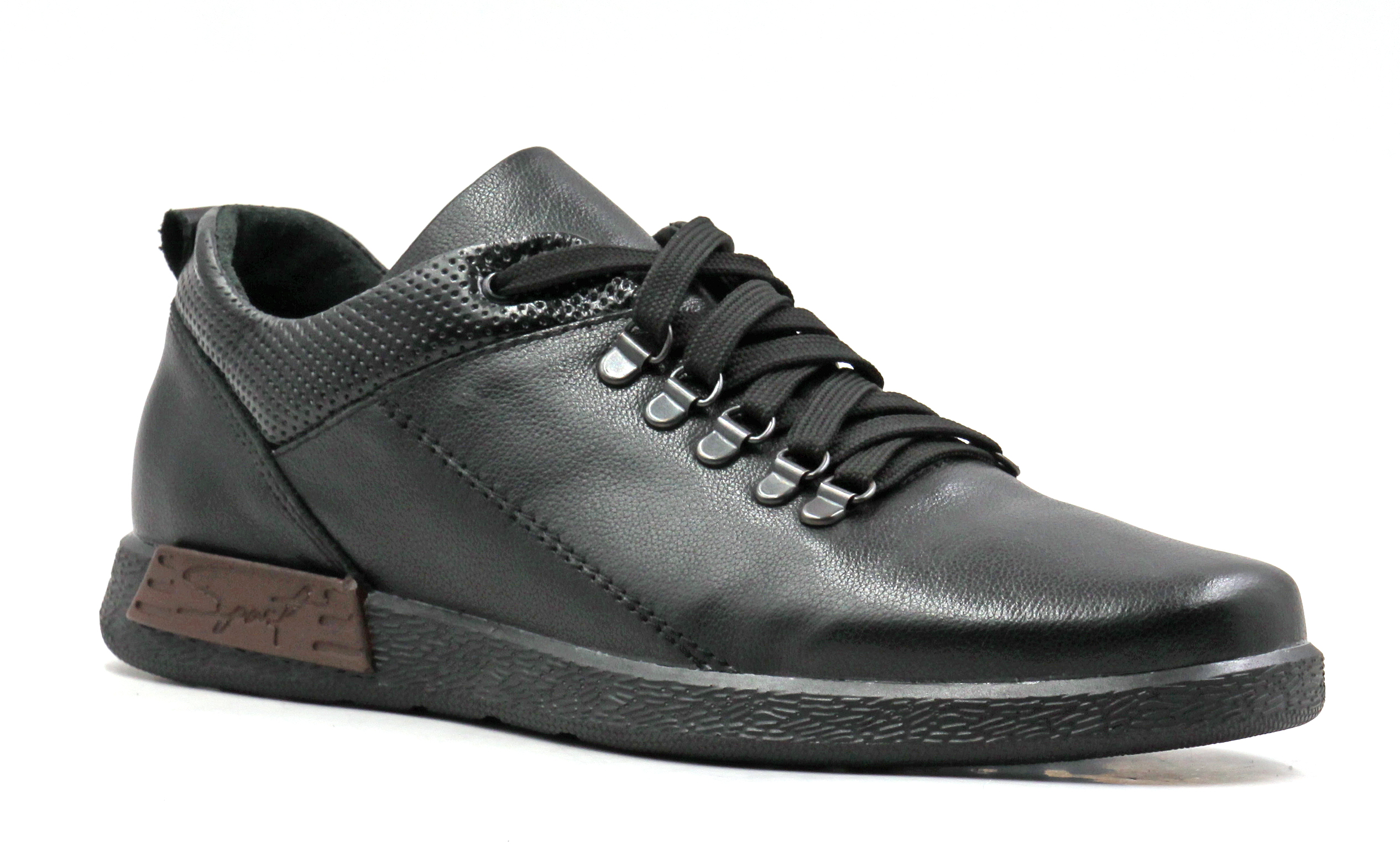 Полуботинки мужские цв.черный 92501-X-001 фото 1