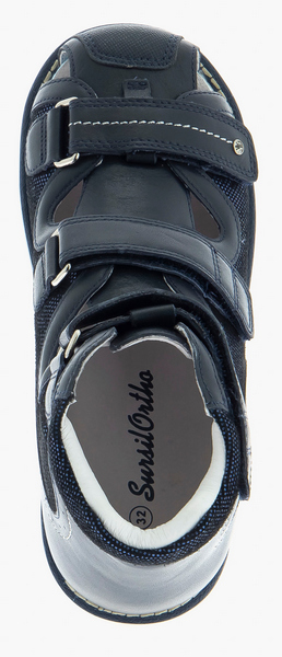 Сандалии детские ортопед. с закрытым носом на мальчика 15-312М фото 3