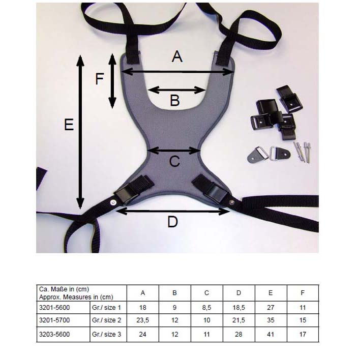Грудно-плечевой жилет для коляски ZIP фото 2