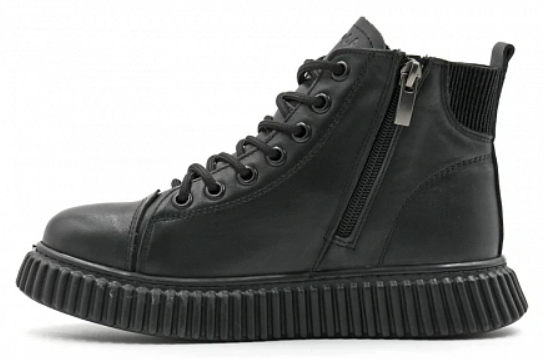 Ботинки ортопедические детские утепленные Ортомода 42527-Х-101 черные на липучках фото 5