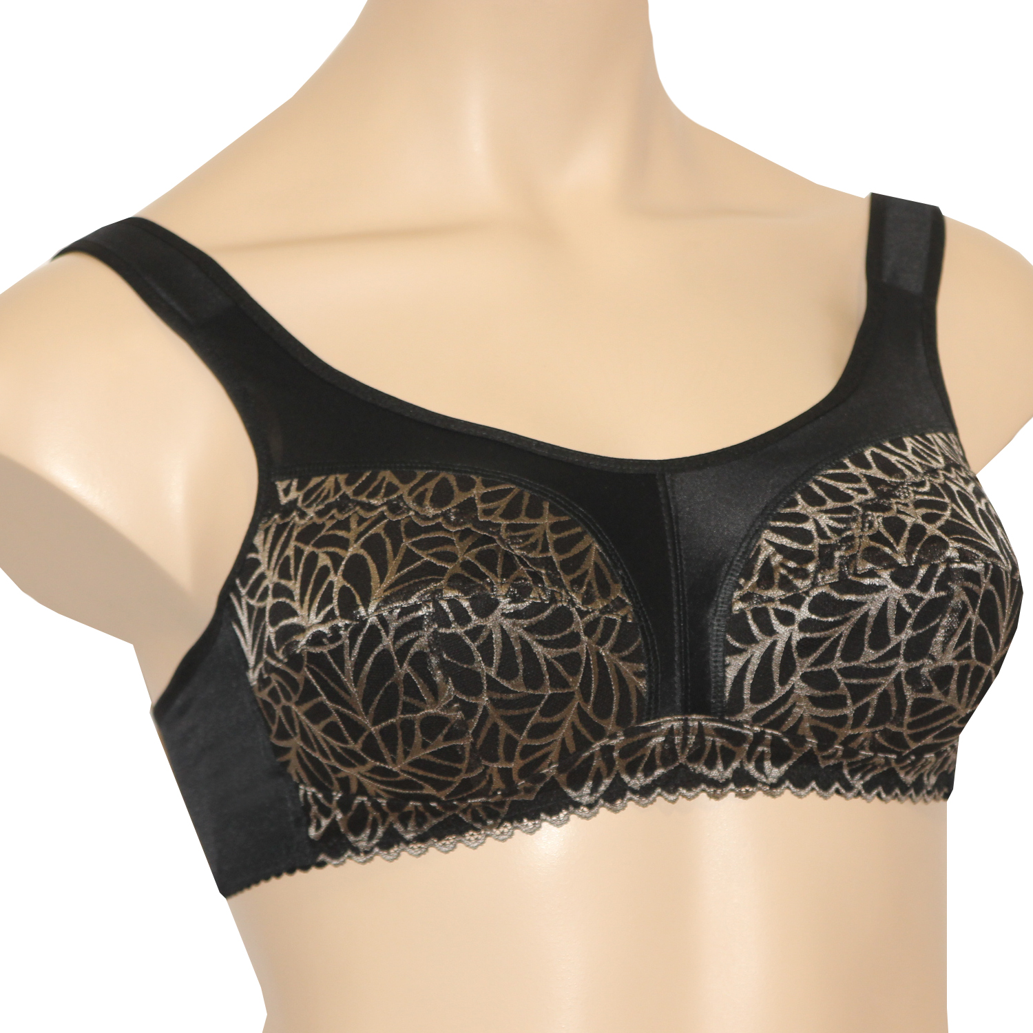 Бюстгальтер после мастэктомии Черный 100С ЛФ 0789-1К фото 1