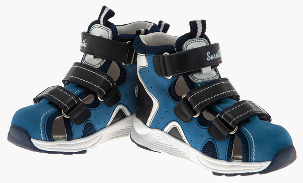 Сандалии ортопедические закрытый нос на мальчика 15-344 фото 2