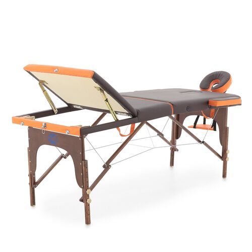 Массажный стол складной MED-MOS JF-AY01 3-х секционный, деревянная рама (двухцветный, размер 185*70) фото 27