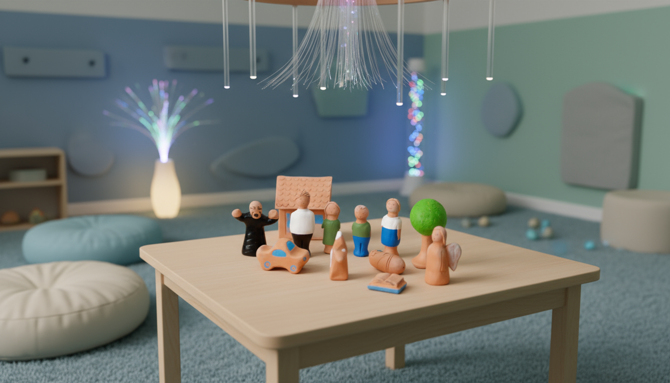 Набор глиняных фигур фото 1